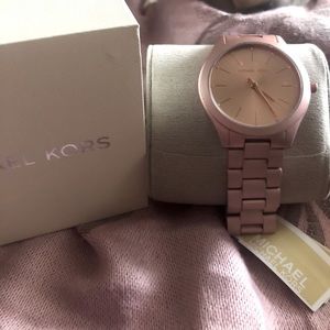 Michael Kors Women’s Slim Runway 3-Hand Watch